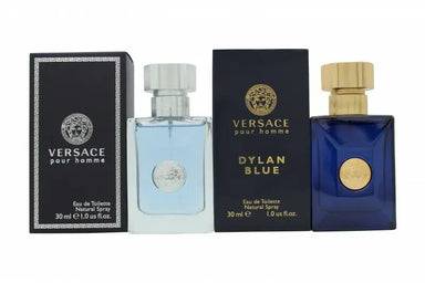 Versace Homme Duo Gift Set : Pour Homme EDT 30ml + Dylan Blue EDT 30ml - The Beauty Store