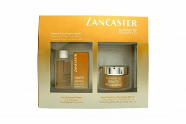 Lancaster Suractif Set Comfort Day Cream 50ml, Eye 3ml & Cleanser 30ml - The Beauty Store