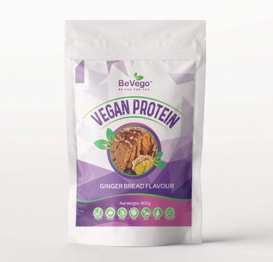 BeVego Vegan Protein Powder 900g - Gingerbread Flavour - The Beauty Store
